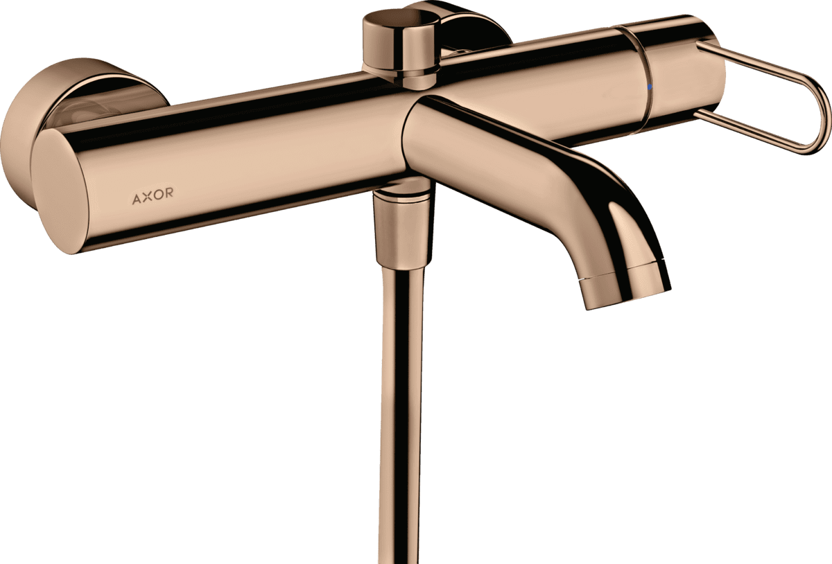 HANSGROHE AXOR Uno Einhebel-Wannenmischer Aufputz mit Bügelgriff #38421300 - Polished Red Gold