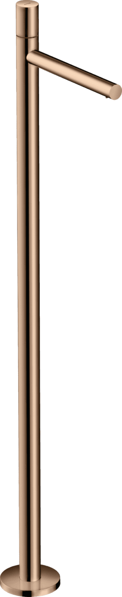 HANSGROHE AXOR Uno Einhebel-Waschtischmischer bodenstehend mit Zerogriff ohne Ablaufgarnitur #45037300 - Polished Red Gold