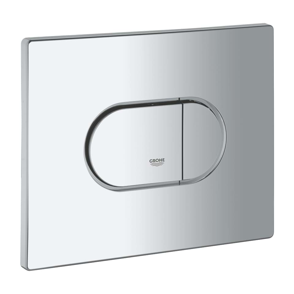Picture of GROHE Cover plate with push-button #42379000 - chrome