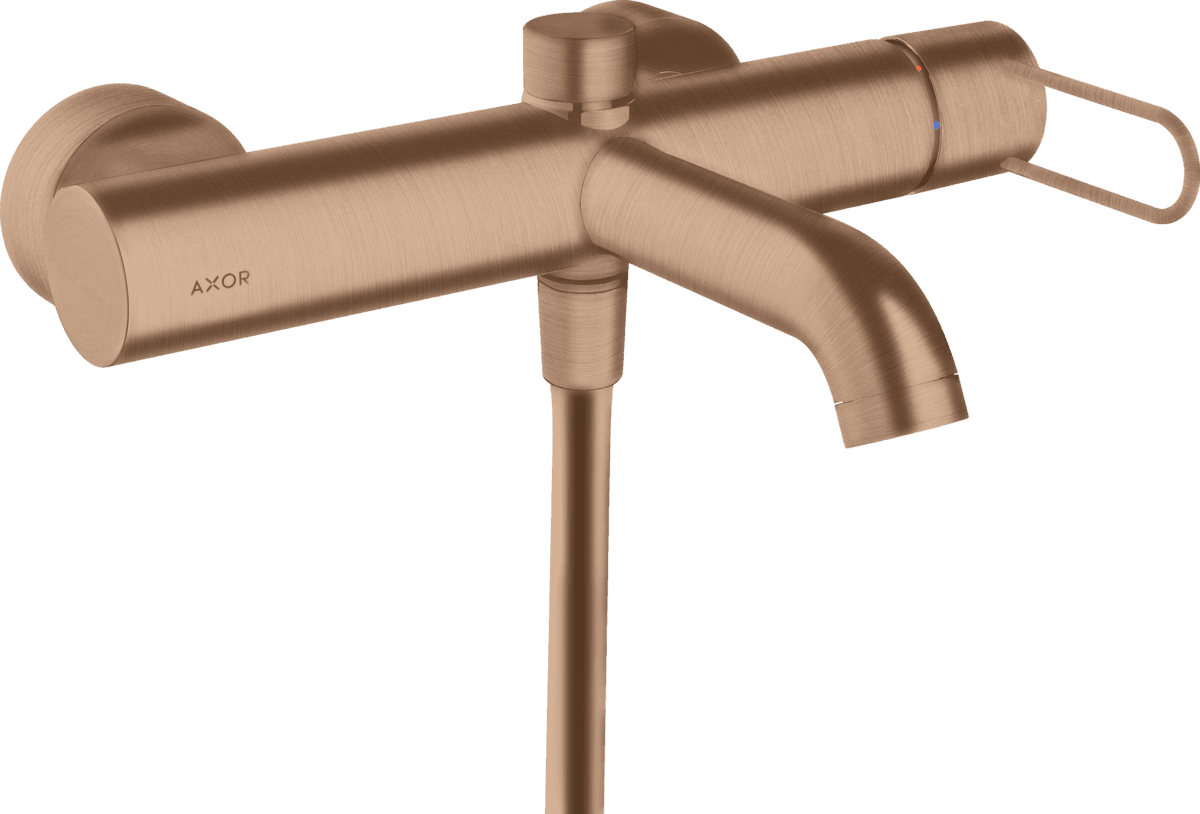 HANSGROHE AXOR Uno Einhebel-Wannenmischer Aufputz mit Bügelgriff #38421310 - Brushed Red Gold