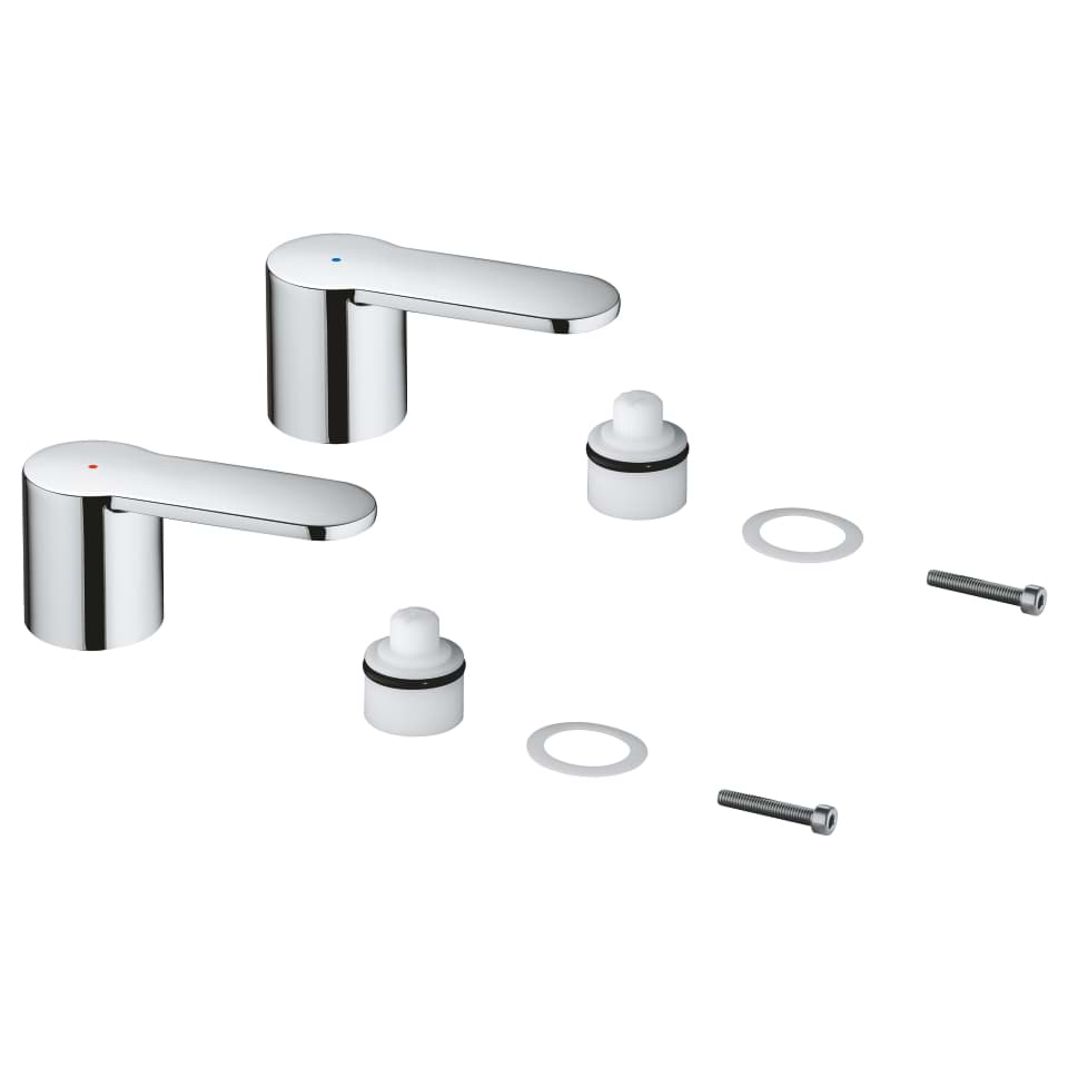 Picture of GROHE Eurostyle Cosmopolitan handle pair #48309000 - chrome