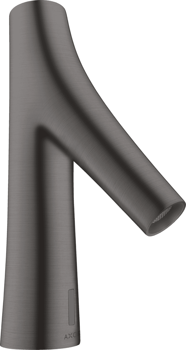HANSGROHE AXOR Starck Organic Elektronik-Waschtischmischer mit Temperaturvoreinstellung Batteriebetrieb #12172340 - Brushed Black Chrome