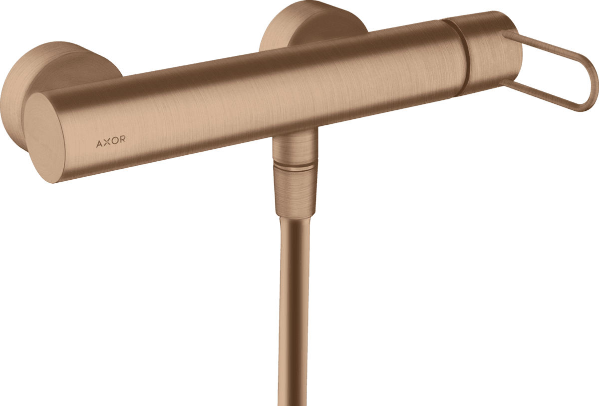 HANSGROHE AXOR Uno Einhebel-Brausemischer Aufputz mit Bügelgriff #38621310 - Brushed Red Gold