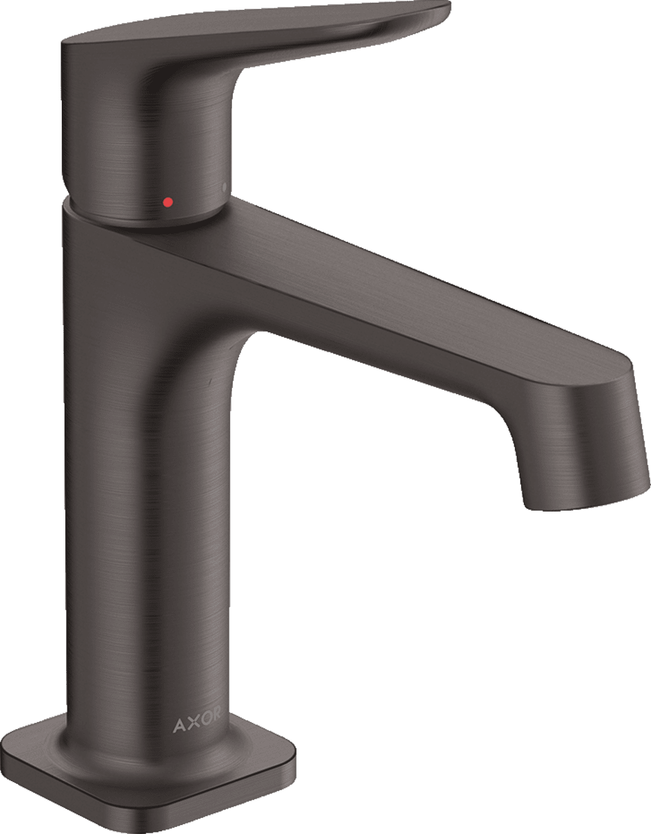 HANSGROHE AXOR Citterio M Einhebel-Waschtischmischer 100 mit Ablaufgarnitur #34017340 - Brushed Black Chrome