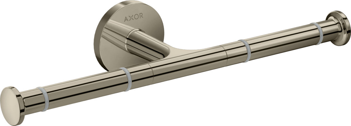 HANSGROHE AXOR Universal Circular Toilettenpapierhalter doppelt #42857830 - Polished Nickel