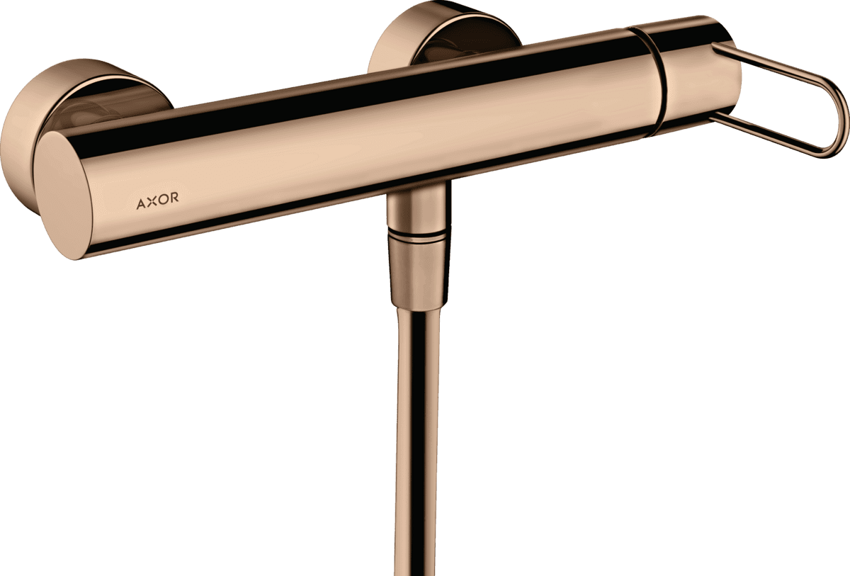 HANSGROHE AXOR Uno Einhebel-Brausemischer Aufputz mit Bügelgriff #38621300 - Polished Red Gold