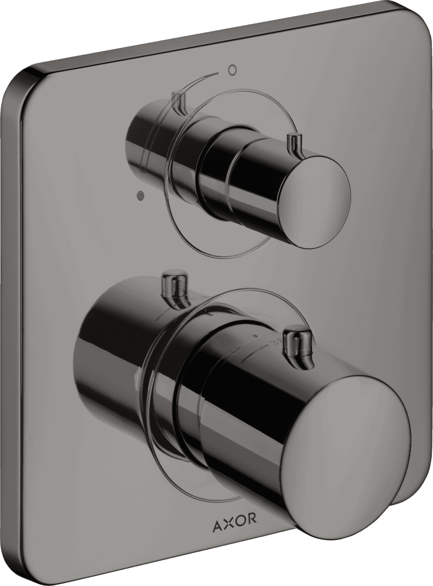 HANSGROHE AXOR Citterio M Thermostat Unterputz mit Absperrventil #34705330 - Polished Black Chrome