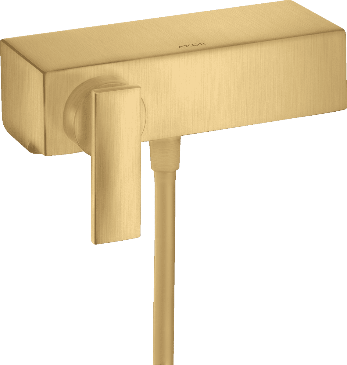 HANSGROHE AXOR Citterio Einhebel-Brausemischer Aufputz mit Hebelgriff #39600250 - Brushed Gold Optic