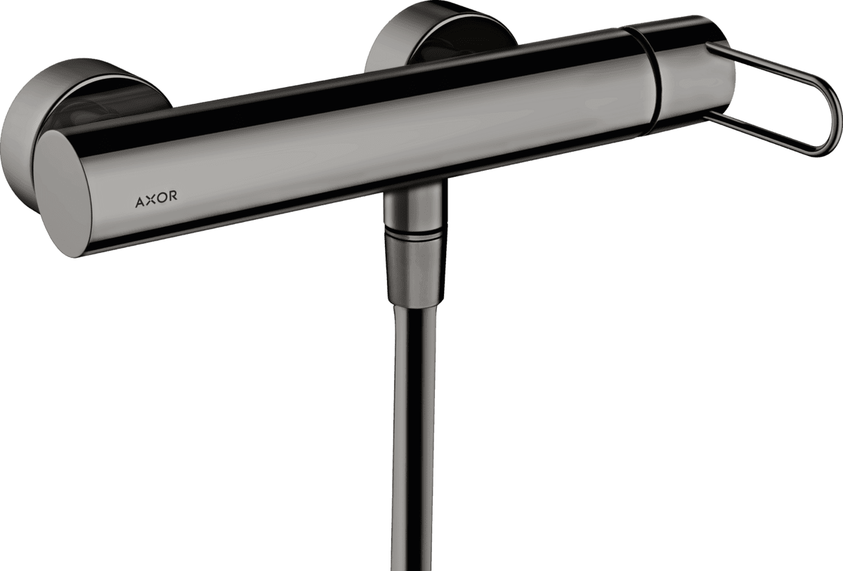 HANSGROHE AXOR Uno Einhebel-Brausemischer Aufputz mit Bügelgriff #38621330 - Polished Black Chrome