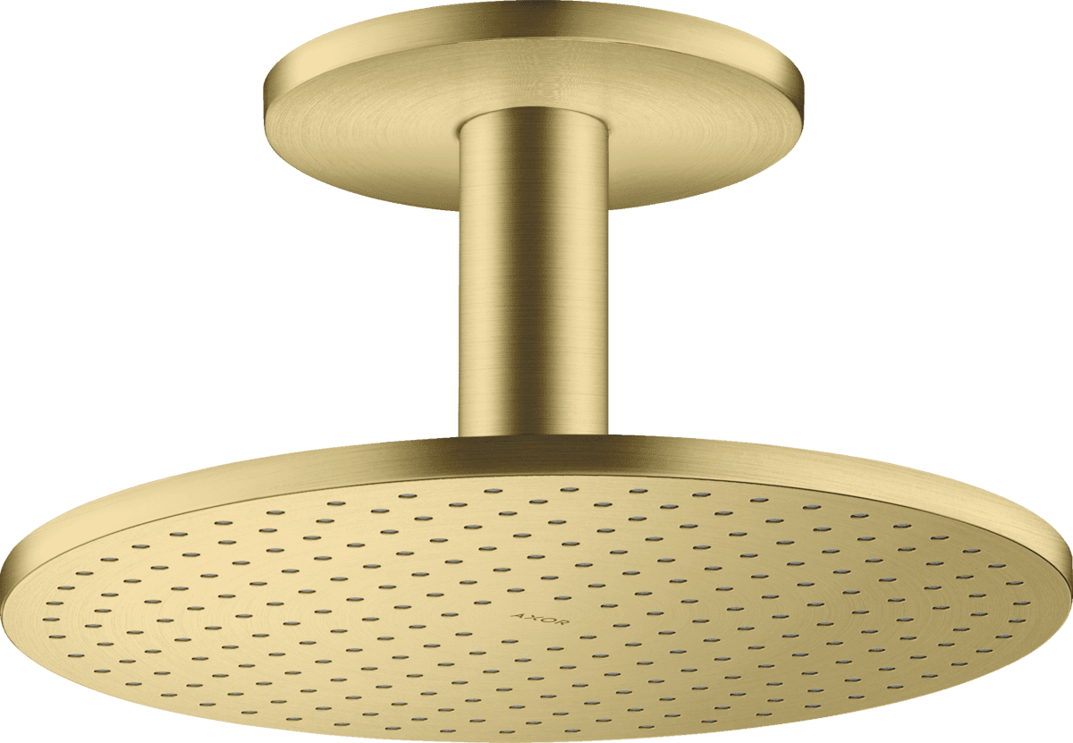 HANSGROHE AXOR ShowerSolutions Kopfbrause 300 2jet mit Deckenanschluss #35304950 - Brushed Brass