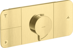 Bild von HANSGROHE AXOR One Thermostatmodul Unterputz für 3 Verbraucher #45713950 - Brushed Brass