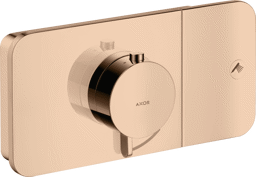 Bild von HANSGROHE AXOR One Thermostatmodul Unterputz für 1 Verbraucher #45711300 - Polished Red Gold
