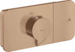 Bild von HANSGROHE AXOR One Thermostatmodul Unterputz für 1 Verbraucher #45711310 - Brushed Red Gold