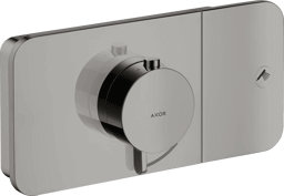 Bild von HANSGROHE AXOR One Thermostatmodul Unterputz für 1 Verbraucher #45711330 - Polished Black Chrome