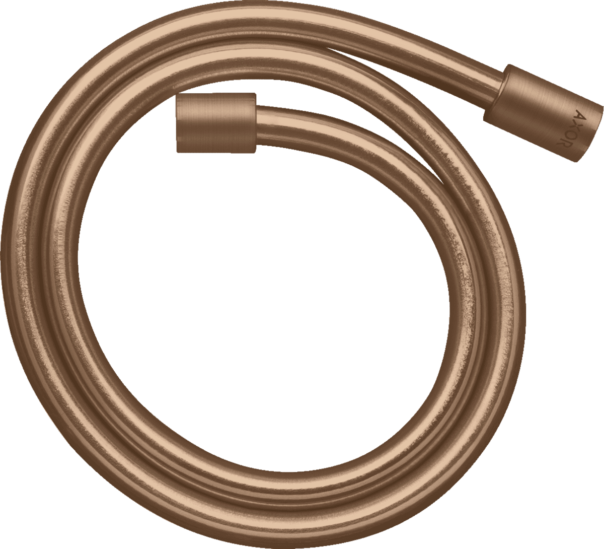 Picture of HANSGROHE AXOR Starck Metal effect shower hose 1.25 m with cylindrical nuts #28282310 - Brushed Red Gold
