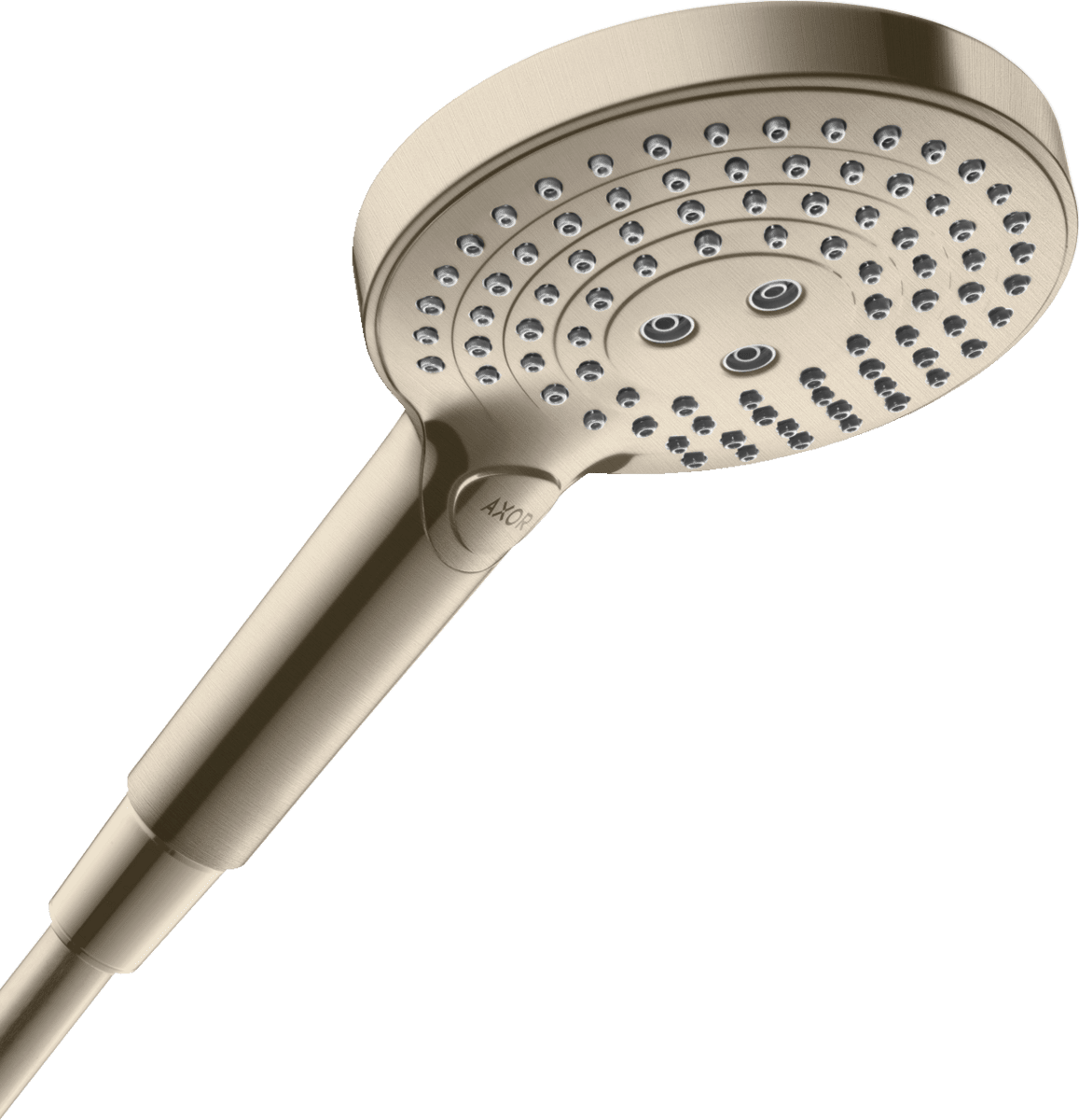Obrázek HANSGROHE Ruční sprcha AXOR ShowerSolutions 120 3jet EcoSmart #26051820 - kartáčovaný nikl