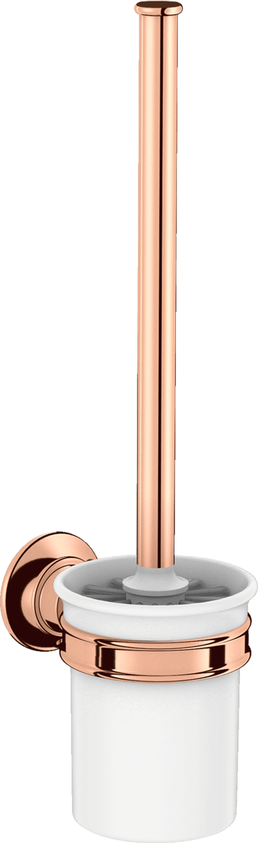HANSGROHE AXOR Montreux Toilettenbürstenhalter Wandmontage #42035300 - Polished Red Gold