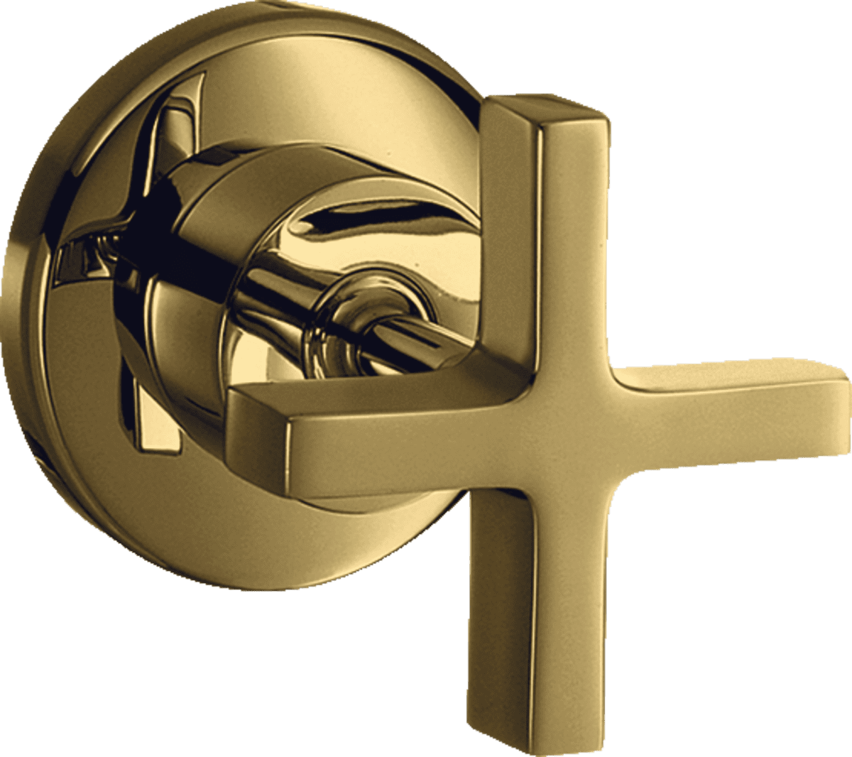 HANSGROHE AXOR Citterio Absperrventil Unterputz mit Kreuzgriff #39965990 - Polished Gold Optic