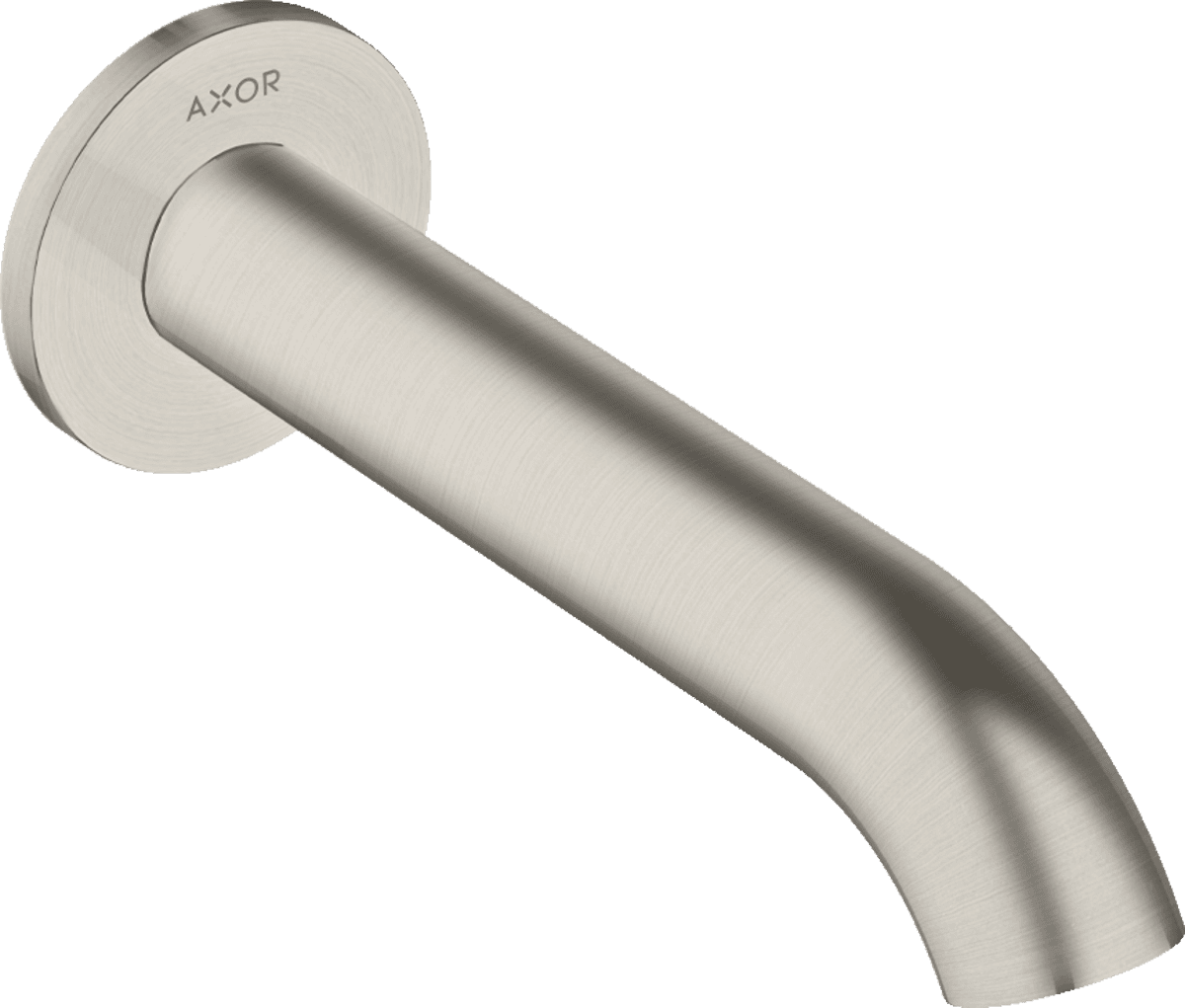 HANSGROHE AXOR Uno Wanneneinlauf gebogen #38411800 - Edelstahl Optic