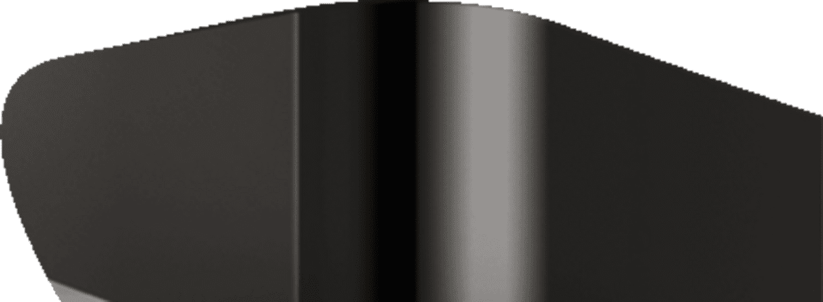 HANSGROHE AXOR Universal Rectangular Rasierspiegel #42649330 - Polished Black Chrome