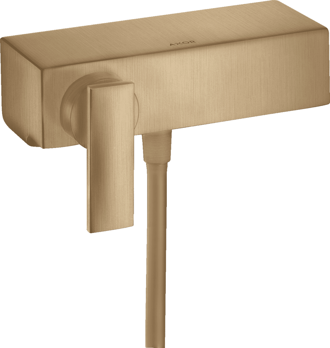 HANSGROHE AXOR Citterio Einhebel-Brausemischer Aufputz mit Hebelgriff #39600140 - Brushed Bronze