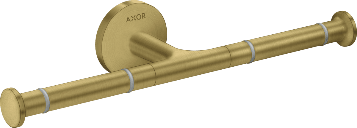 HANSGROHE AXOR Universal Circular Toilettenpapierhalter doppelt #42857950 - Brushed Brass
