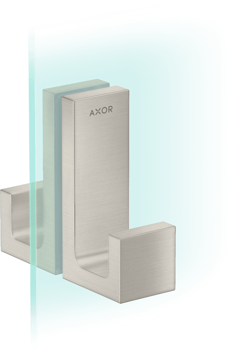 HANSGROHE AXOR Universal Rectangular Duschtürgriff #42639800 - Edelstahl Optic