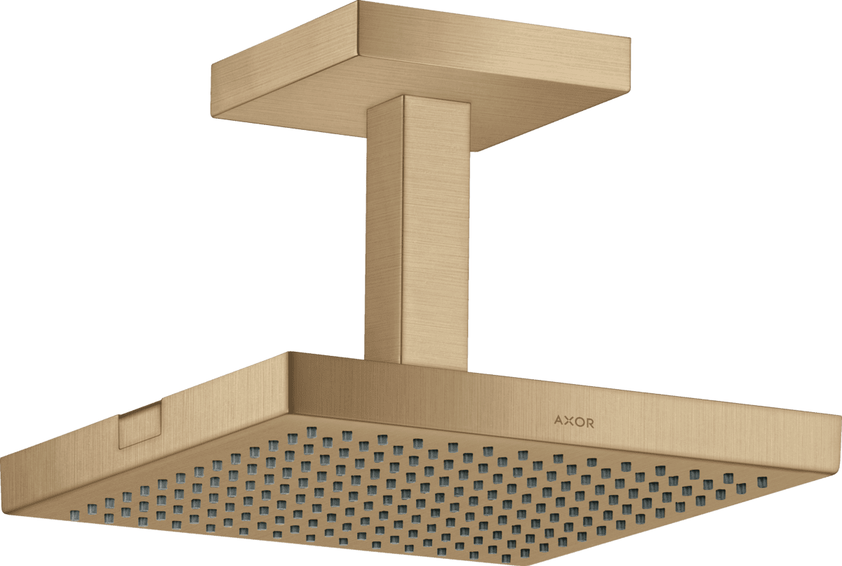 HANSGROHE AXOR ShowerSolutions Tepe duşu 240/240 1jet tavan bağlantısı ile #10929140 - Mat Bronz resmi