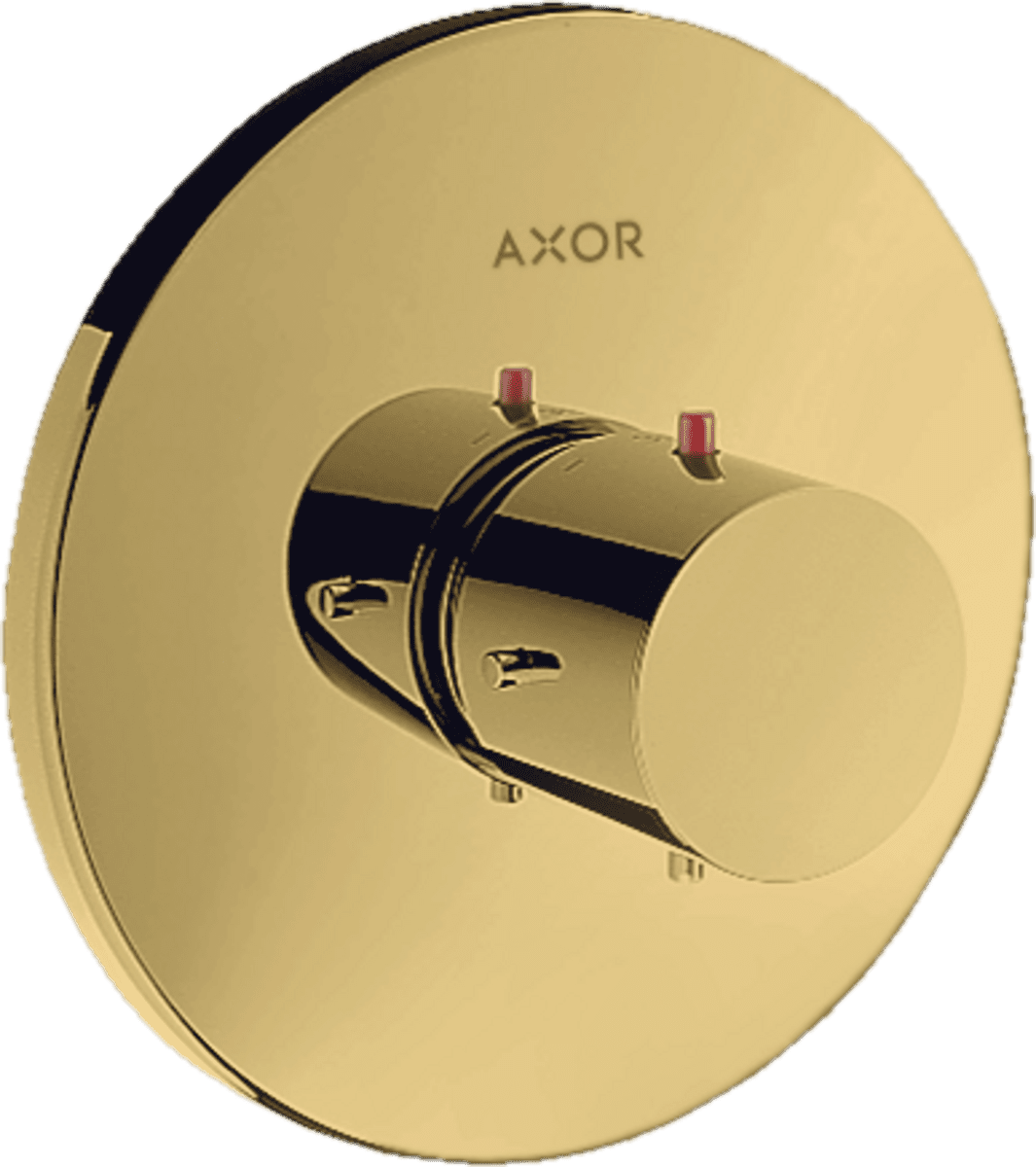 HANSGROHE AXOR Starck Thermostat HighFlow Unterputz #10715990 - Polished Gold Optic