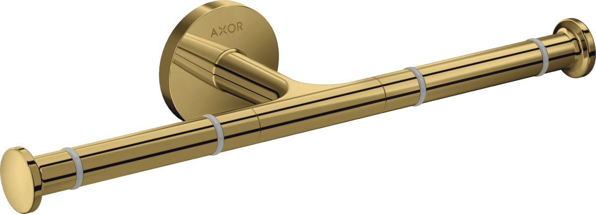 HANSGROHE AXOR Universal Circular Toilettenpapierhalter doppelt #42857990 - Polished Gold Optic