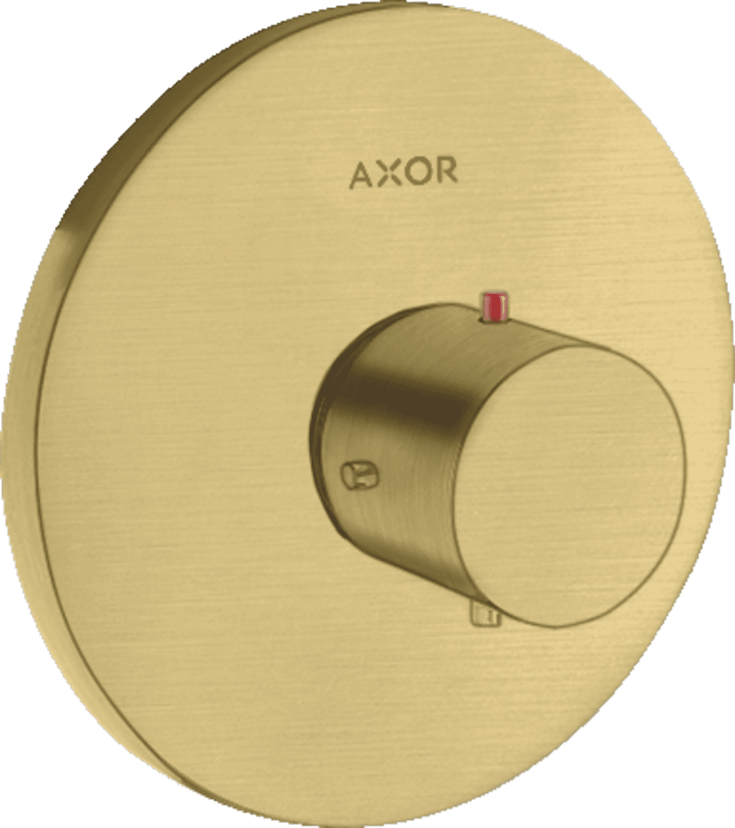HANSGROHE AXOR Starck Thermostat HighFlow Unterputz #10715950 - Brushed Brass