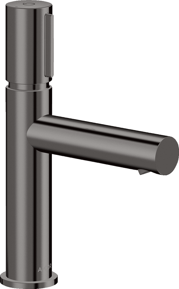 HANSGROHE AXOR Uno Waschtischmischer Select 110 mit Ablaufgarnitur #45012330 - Polished Black Chrome