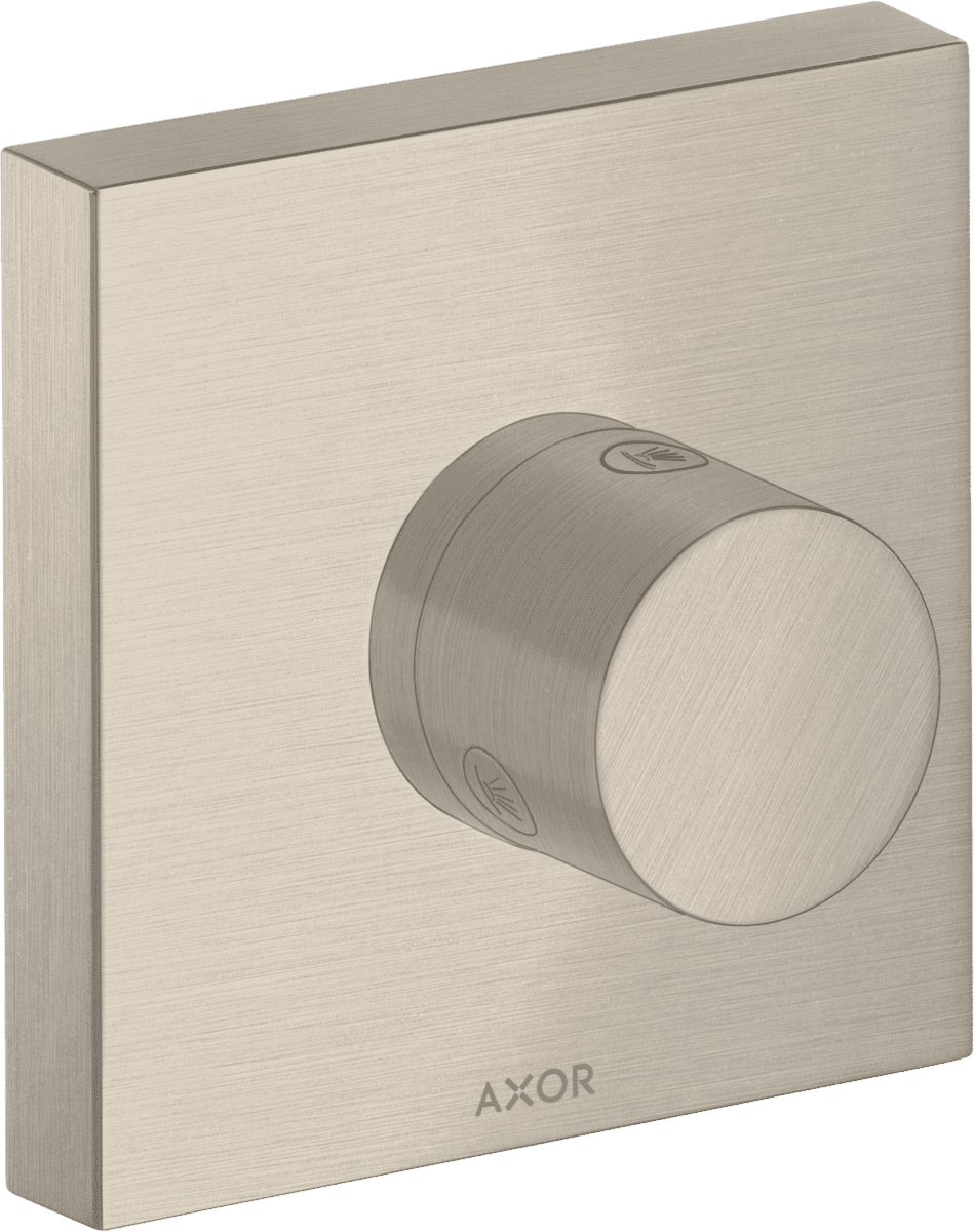 HANSGROHE AXOR ShowerSolutions Ab- und Umstellventil Trio/ Quattro 120/120 Unterputz #10932820 - Brushed Nickel
