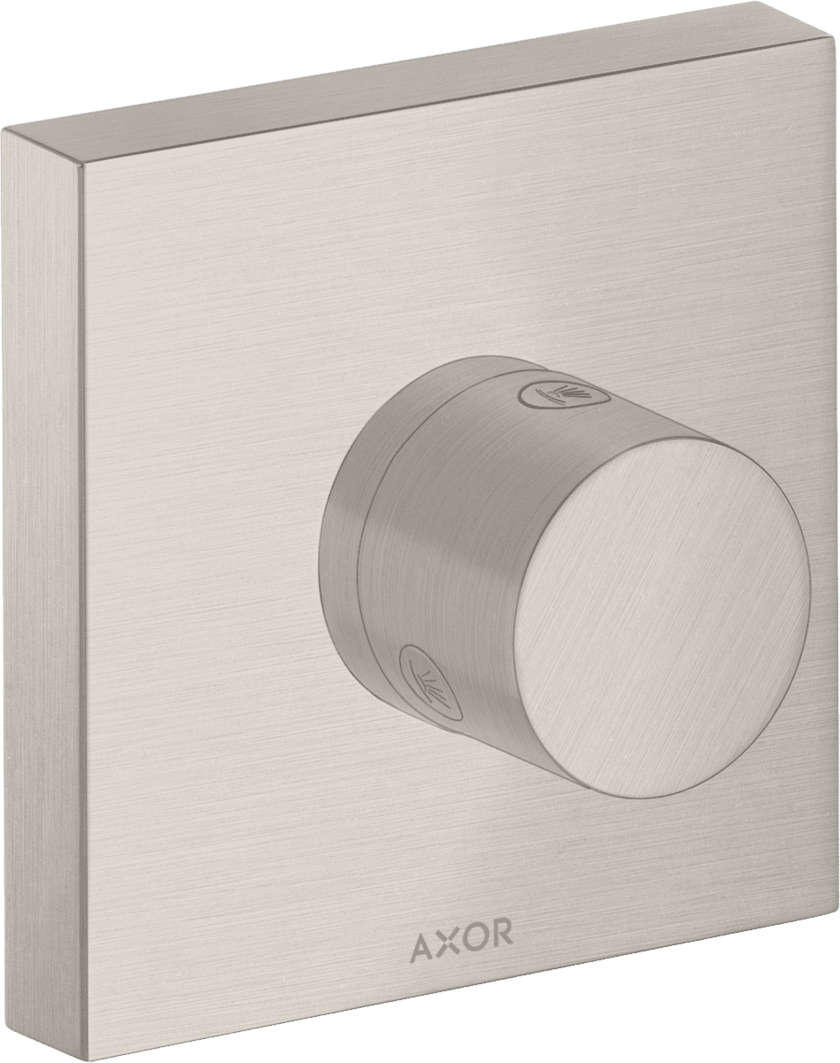 HANSGROHE AXOR ShowerSolutions Ab- und Umstellventil Trio/ Quattro 120/120 Unterputz #10932800 - Edelstahl Optic