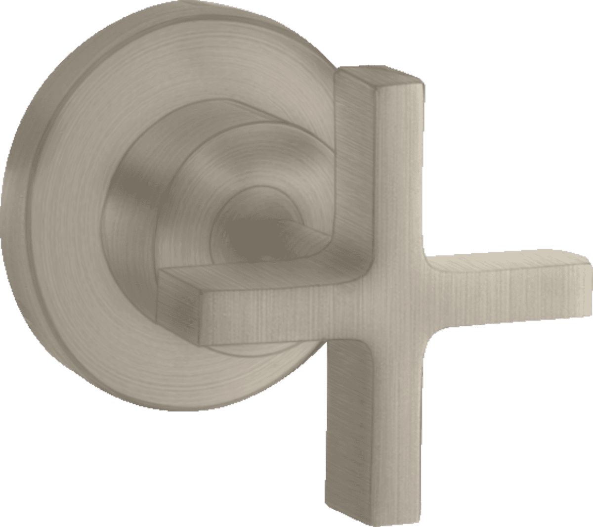 HANSGROHE AXOR Citterio Absperrventil Unterputz mit Kreuzgriff #39965820 - Brushed Nickel
