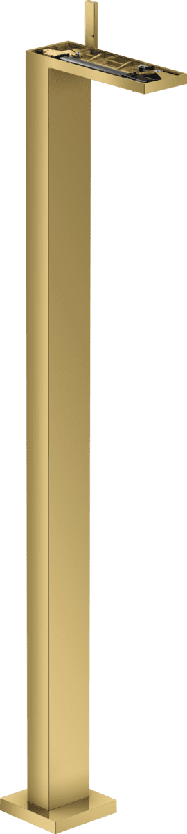 HANSGROHE AXOR MyEdition Einhebel-Waschtischmischer bodenstehend mit Push-Open Ablaufgarnitur ohne Platte #47042990 - Polished Gold Optic