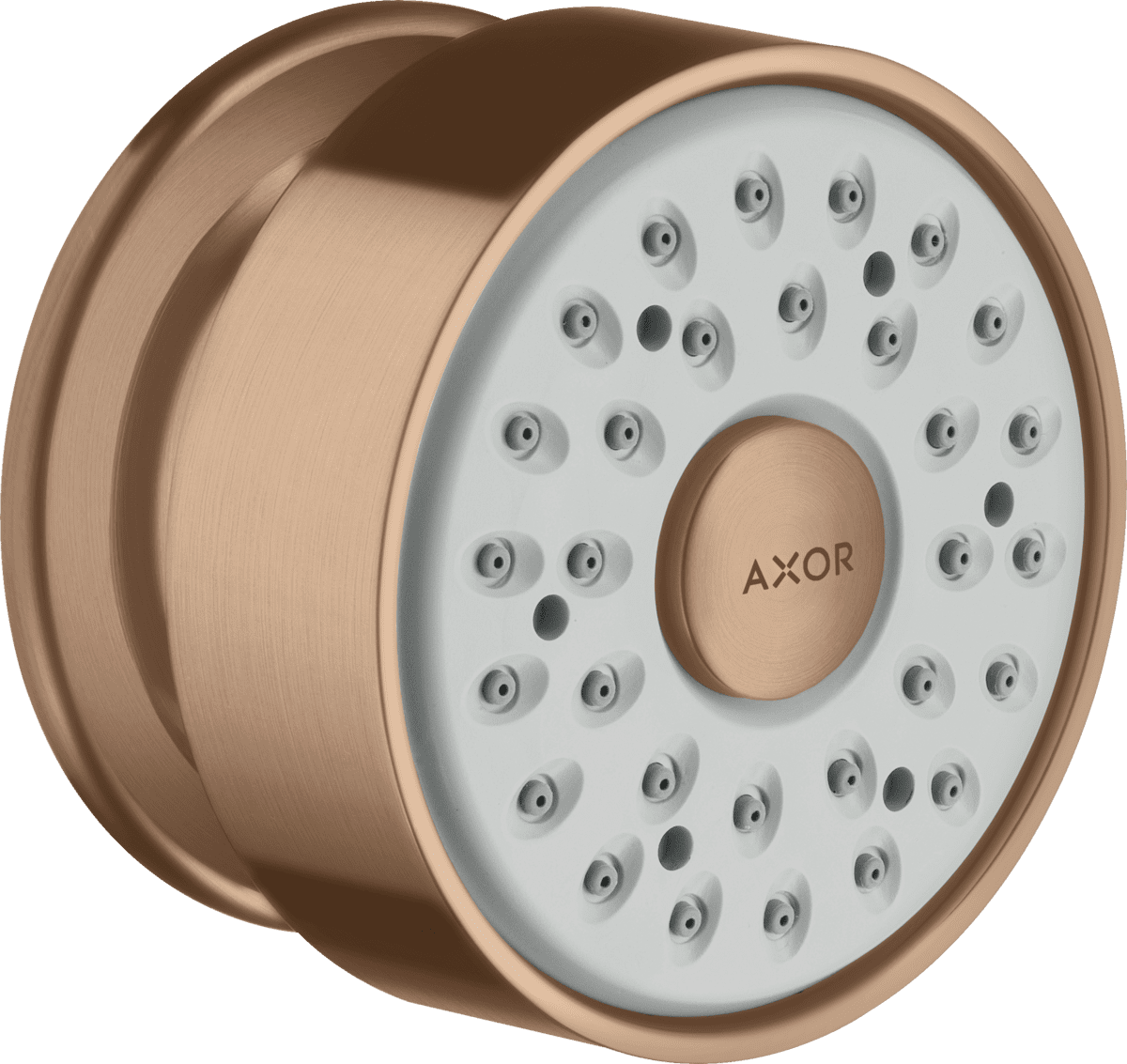 HANSGROHE Seitenbrause 1jet rund #28464310 - Brushed Red Gold