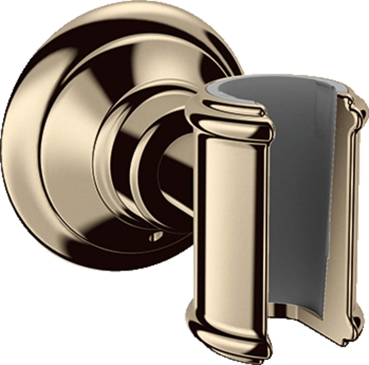 HANSGROHE AXOR Montreux Handbrausenhalter #16325830 - Polished Nickel