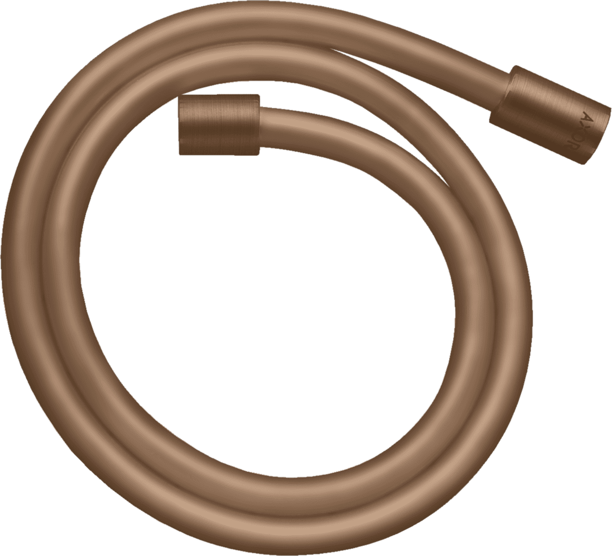 Picture of HANSGROHE AXOR Starck Metal effect shower hose 2.00 m with cylindrical nuts #28284310 - Brushed Red Gold