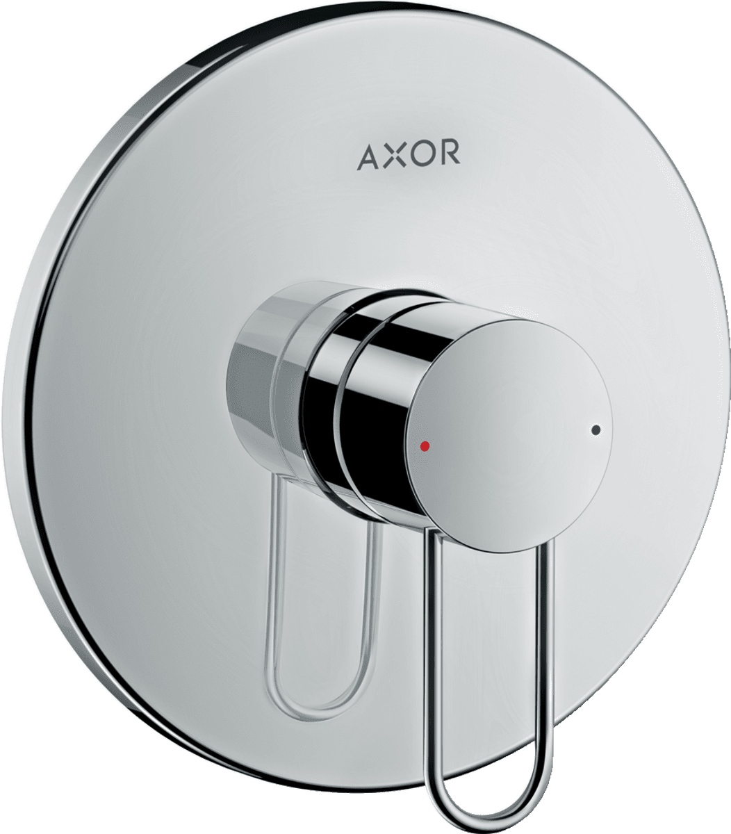 εικόνα του HANSGROHE AXOR Uno Single lever shower mixer for concealed installation with loop handle #38626330 - Polished Black Chrome
