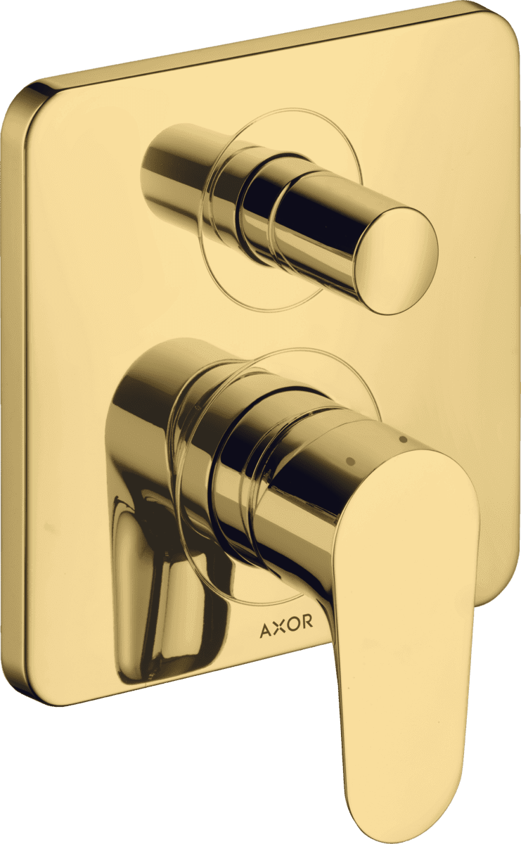 HANSGROHE AXOR Citterio M Einhebel-Wannenmischer Unterputz mit integrierter Sicherungskombination nach EN1717 #34427990 - Polished Gold Optic