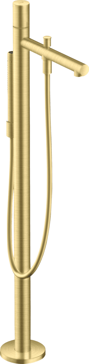 HANSGROHE AXOR Uno Einhebel-Wannenmischer bodenstehend mit Zerogriff #45416950 - Brushed Brass