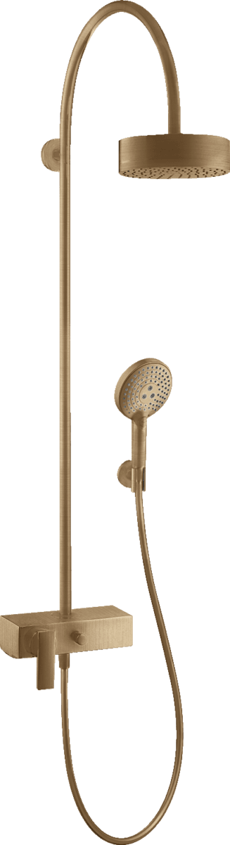 HANSGROHE AXOR Citterio Showerpipe mit Einhebelmischer und Kopfbrause 180 1jet #39620140