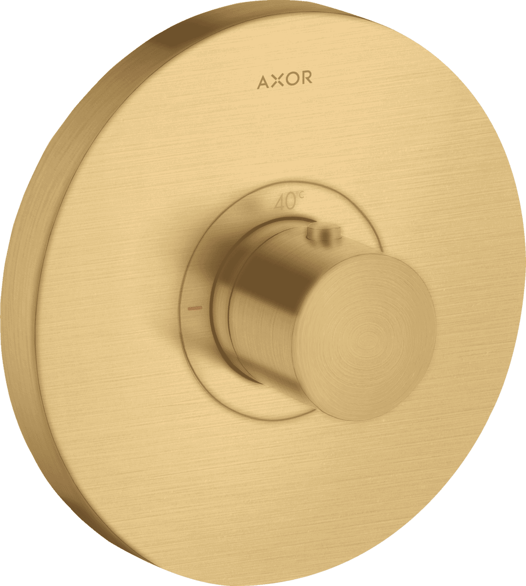 HANSGROHE AXOR ShowerSelect Thermostat HighFlow Unterputz rund #36721250 - Brushed Gold Optic