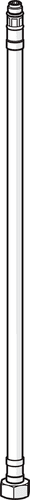 Obrázek HANSA Flexibilní hadička, L=375, G3/8-M10x1 (2pcs) #59914095
