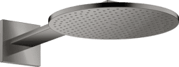 Bild von HANSGROHE AXOR ShowerSolutions Kopfbrause 300 1jet mit Brausearm #35300330 - Polished Black Chrome