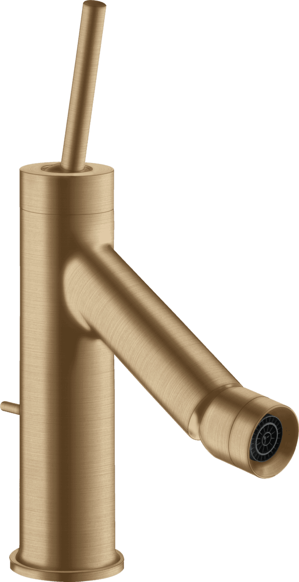 HANSGROHE AXOR Starck Einhebel-Bidetmischer mit Pingriff und Zugstangen-Ablaufgarnitur #10211140 - Brushed Bronze