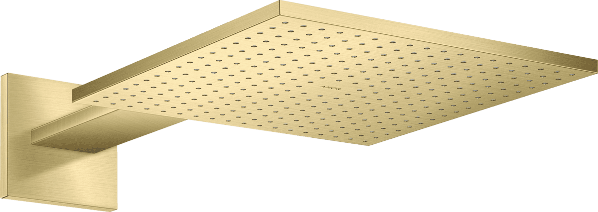 HANSGROHE AXOR ShowerSolutions Kopfbrause 300/300 1jet mit Brausearm #35314950 - Brushed Brass