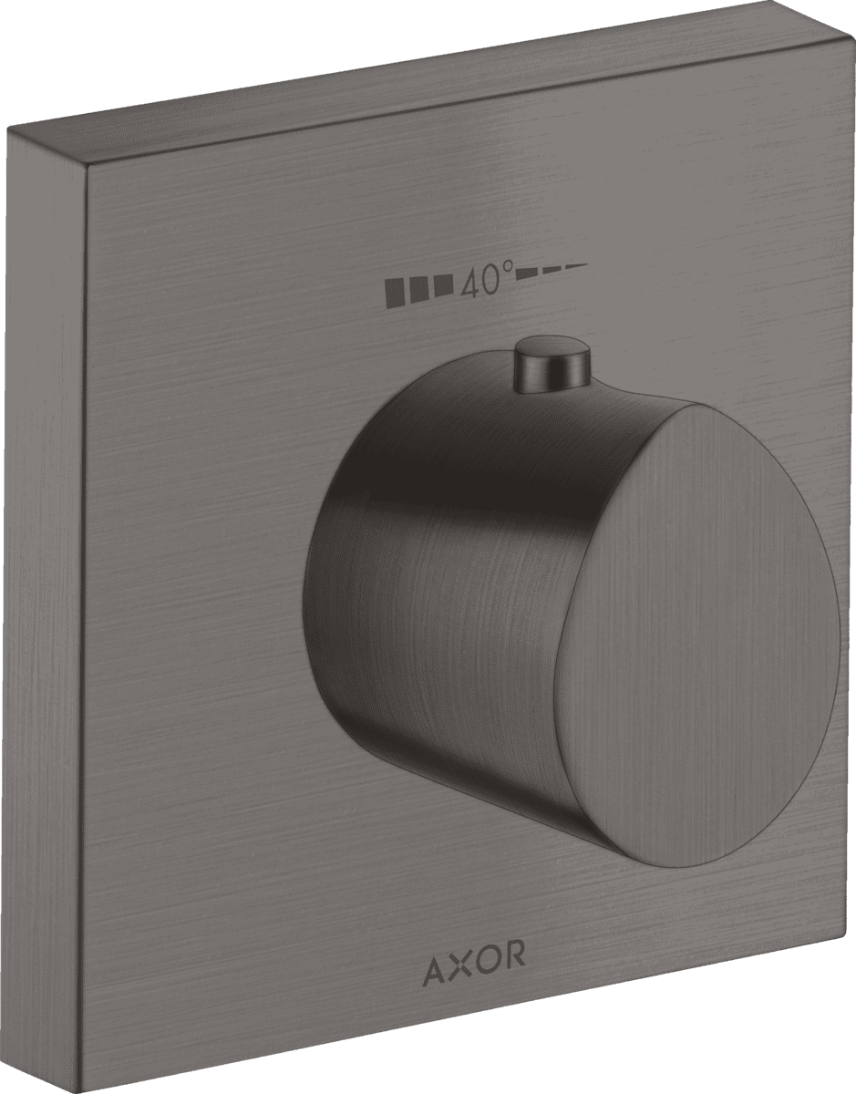 HANSGROHE AXOR Starck Organic Thermostat HighFlow 120/120 Unterputz #12712340 - Brushed Black Chrome