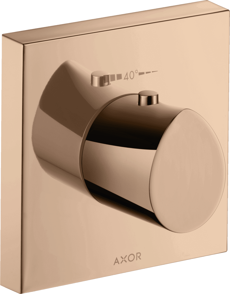 HANSGROHE AXOR Starck Organic Thermostat HighFlow 120/120 Unterputz #12712300 - Polished Red Gold